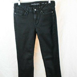 CALVIN KLEIN ULTIMATE SKINNY JEANS BLACK 2X30